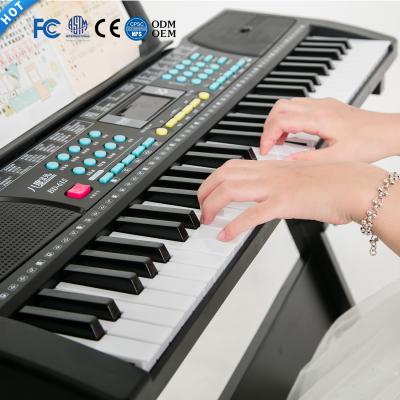 China Toy Educational Toys 61 Keys Piano Musical Electronic Synthesizer Teclado Keyboard Electronic Organ With Speaker for sale