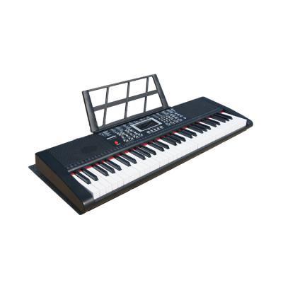 China Plastic Lighting Plastic Material Keyboard Smart Electronic Piano With Microphone for sale