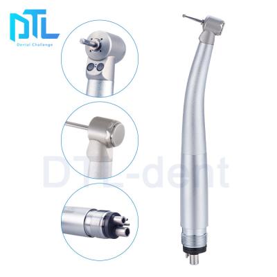 China Customization Dental High Speed ​​Mini Air Turbine Handpiece Metal LED Water Jet Single Air Motor Against Angle Handpiece For Child for sale