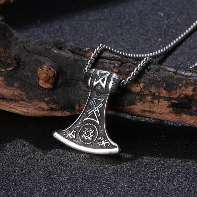 China 2022 New CLASSIC Customized Fashion Stainless Steel Classic Necklace, Personalized Hammer and Ax Necklaces for Man for sale