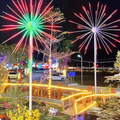 China Wholesale Outdoor DMX Plant Landscape Garden Light LED Firework Pattern Lights Decorative RGB Christmas Light for sale