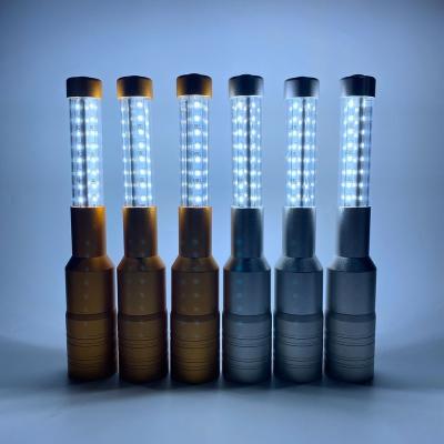 China Premium LED Party Aluminum Alloy OEM Rechargeable Bottle Topper LED Strobe Light Stick Bottle Champagne Light Bar for sale