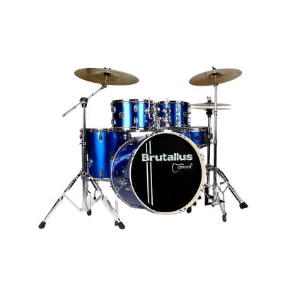 China Good Price Cheap Acoustic Drum PVC Kit Authentic Sound Black Drum Kit Professional for sale