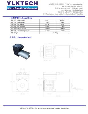 China Other high quality maintenance free dual use electric micro pressure pump compressor pump DA48DC for sale