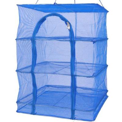 China 45*45*70cm Easily Assembled Floding 3 Layers Food Fish Drying Net/Dry Net for sale