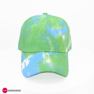 China COMMON 6 Panel Tie Dye Fashion Summer Baseball Cap for sale