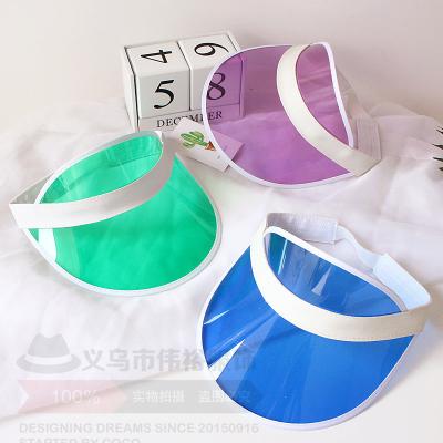 China PVC Manufacturers Selling Plastic PVC Visor Cap Cap for sale