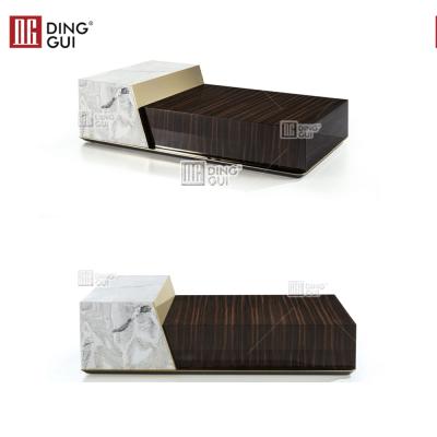 China Low table modern design marble tea table (the other) adjustable simple coffee table living room style for sale