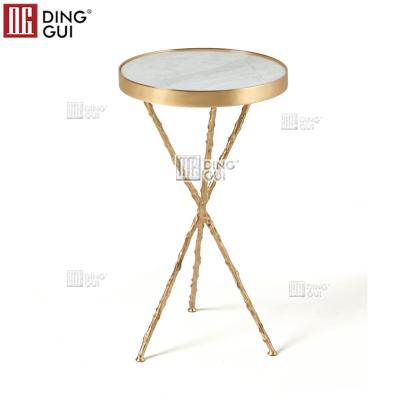 China Hot Selling Style Adjustable High-end Design Round Coffee Table Living Room Furniture Round Side Tea Table (Other) for sale