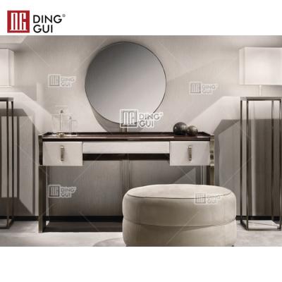 China (Other) Luxury Design Adjustable Wooden Dressing Table Bedroom Furniture Modern Mirrors And Dressing Table for sale