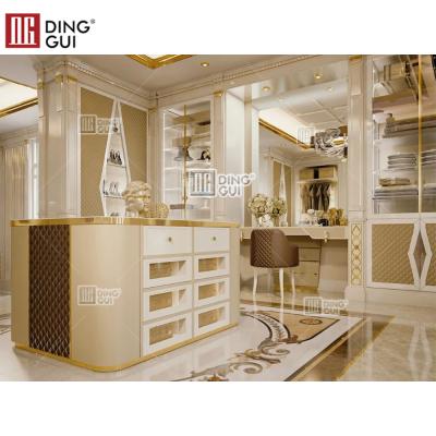 China Modern Bedroom Furniture Customized Wardrobe Adjustable Wooden Home Furniture Walk-in Design (Other) 22 Years Furniture Experience for sale