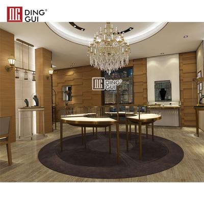 China Morden Fashion Jewelry Shop Design Pictures Showcase Jewelry Store Interior Design Ideas for sale