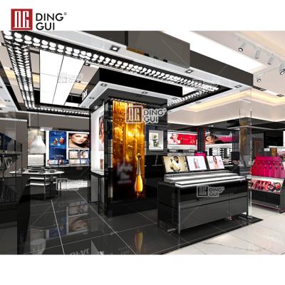 China Morden Customized Factory Price Cosmetic Display Showcase Beauty Kiosk Cosmetics Mall Display for sale