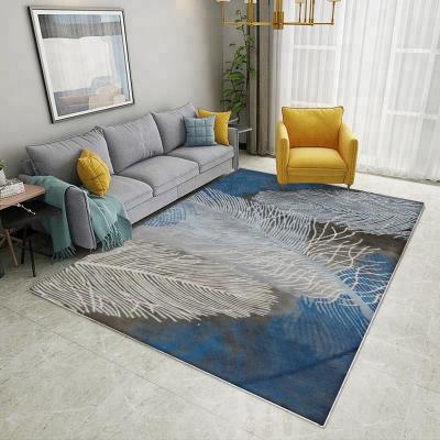 China Eco-friendly / Home Anti-slip Modern Living Room Style Hand Tufted Bamboo Office Floor Mat for sale