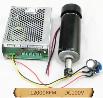 China Spindle 500W Mach3 ER11 DC48V 0.55NM Motor Power Governor Totally Enclosed Air Cooled CNC PCB for sale