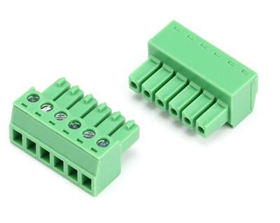 China 4pin terminals pluggable KF2EDG 3.5MM connector 2/3/4/5/6/7/8/9-24P 3.5MM terminals for sale