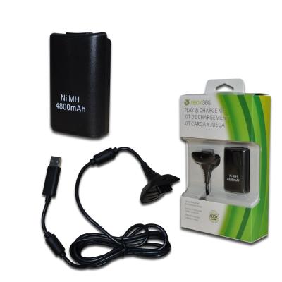 China For XBOX 360 2 Controller Factory Price In1 Battery Pack Kit For XBOX360 External Wireless Controller 2021 for sale