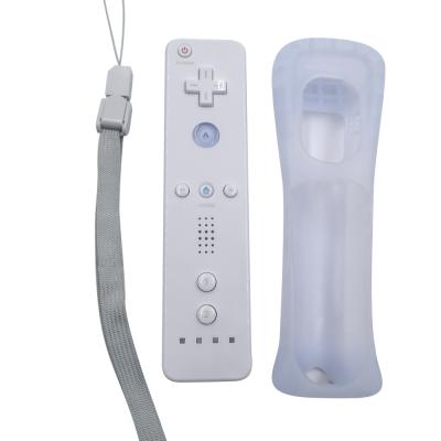 China Factory Wii Remote Controller Hot White With Silicone Case And Wrist Strap AND-379 for sale