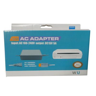 China Factory Cheap Wall 100-240V AC Adapter 15V 5A Power Charger Wii U Console AND-318 for sale