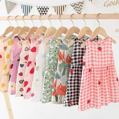 China In-stock Kids Smart Casual Ready Available Birthday Party Wear 6 Colors Big Bow Back Baby Dresses Lace Up Girl Dress With Headband for sale