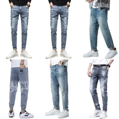 China QUICK DRY Custom Punk Hip Hop Digital Transfer Printing Denim Pants Relaxed Fit Loose Jeans Men Washing Mens Jeans for sale