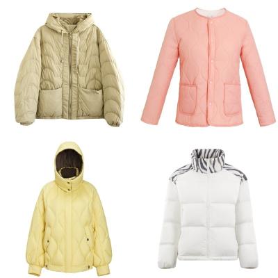 China New High Quality Printed Casual Belted Thick Padded Winter Jacket Fashion Coat Fabric Waterproof Winter Long Clothes For Women for sale