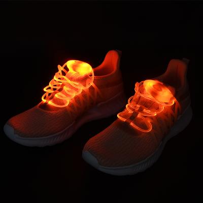 China Cool led shoeslaces wholesale 9 color custom led light up lace for sale