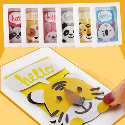 China Green Paper Best Quality And Low Price Funny Animal Kids Cartoon Photo Decorative View for sale