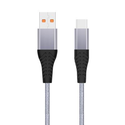 China MP3 / MP4 Player USB 2.0 Cable Mobile Phone Cables PVC / Tape / Nylon Type-C Data Cable for sale