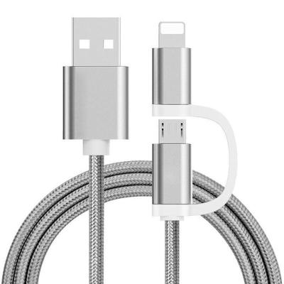 China MP3/MP4 Player 2 in 1 Mobile Phone Usb Smart Charging Data Cable for iPhone Android and Smartphone for sale