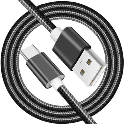 China Wholesale MP3/MP4 Player Power Cord Nylon Braided Aluminum Alloy USB Cable Mobile Phone USB Data Cable Fast Charging Type C for sale