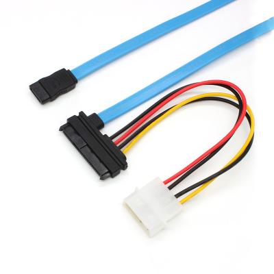 China Hot Sale 70cm COMPUTER SFF-8482 to SATA Data Cable Sata 29 Pin Hard Disk Data Cable for sale