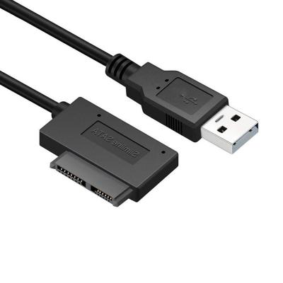 China Convert 7+6 USB 2.0 COMPUTER 13 Pin Optical Drive Adapter Cable For DVD / CD ROM for sale