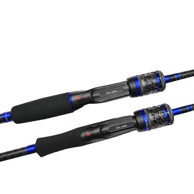 China Carbon Carp 190cm Lure Blue Freshwater Spinning Rods Ultra Light Carbon Fiber Rods Hard Carbon for sale