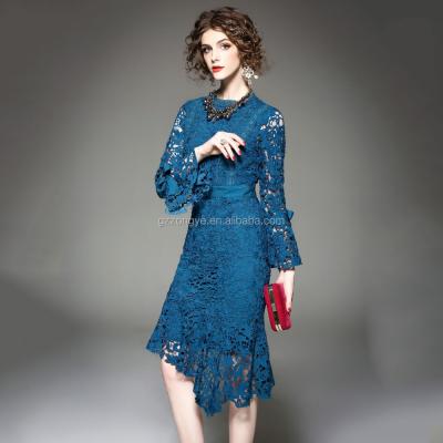 China Viable Wholesale High Quality Lace Dresses Fat Size Dresses Women Summer for sale