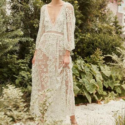 China Anti-Static Women Swing Dress Vintage Print Floral Pleated Prom Wide Spaghetti Strap Dresses Dot Fancy Dress for sale