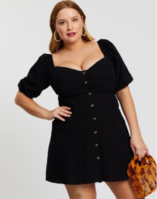 China Customized plus size plus size women clothes plus straight solid dress for sale