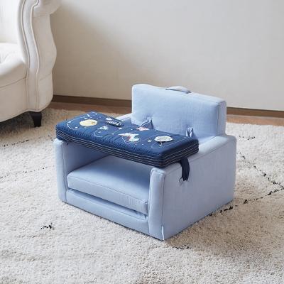 China Hot Product Blue Children Sofa Busy Board Baby Toys Asweets Baby Activity Chair Baby Squire Chair for sale