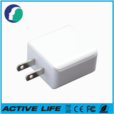 China Fuente dual de la alimentación por USB del enchufe plano plegable, cargador USB para el móvil/Samsung en venta