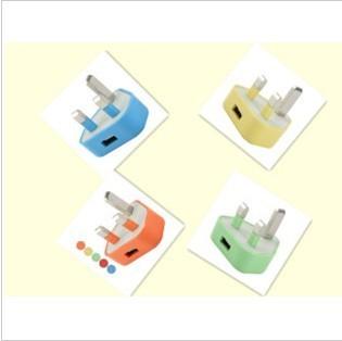 China Mischung-Farbe-BRITISCHES Wechselstrom-Adapter-Wand-Ladegerät-BRITISCHER Stecker-Handy-Zusatz für IPhone zu verkaufen