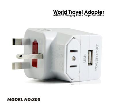 中国 USB 旅行アダプター DH-300、材料の難燃 PC （UL94 ‑ V0 評価火災） 住宅 販売のため