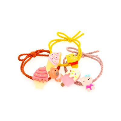 China Viable Elastic Ponytail Holder Girls Hair Ties Cute Cartoon Mosquito Repellent Hair Band for sale