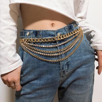 China High Quality Hip Hop Jeans Wallet Accessory Waist Chain Motorcycle Jeans Gothic Rock Chain Punk Pants Pants Chain for sale