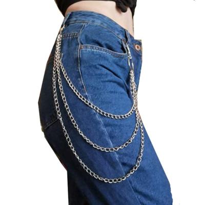 China China ZiQingNing High Quality Women's Chain Belts Jewelry Rock Hip-Hop Rock Hook Punk Pants Pants Waist Tie for sale