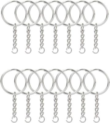 China Metal Round Split Keyrings For Keychains - 304 Stainless Steel Rings Key Chain Key Rings for sale