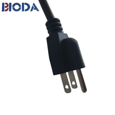 China Home Appliance Wiring 3 Prong Plug North America Power Cord For USA Market for sale