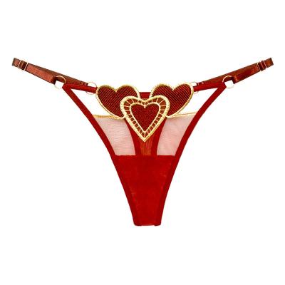 China Most Antibacterial Class Lovely Low Waist Sexy Girl G-String Breathable Belt Underwear Adjustable Thin Female for sale