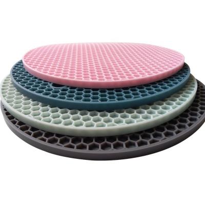 China Eco-friendly Customized Soft Silicone Cup Mat PVC Soft Coaster Promotional Coffee Coasters for sale