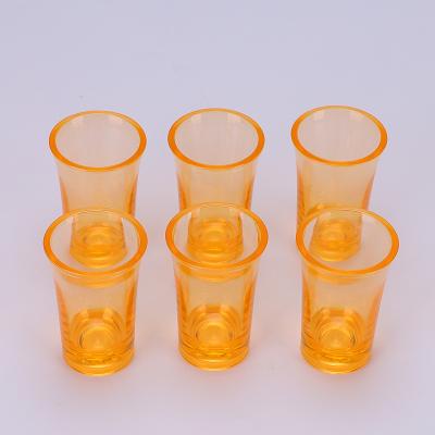 China Sustainable Promotional Plastic Shot Glass Shot Glass Packaging Set Eco - Friendly for sale