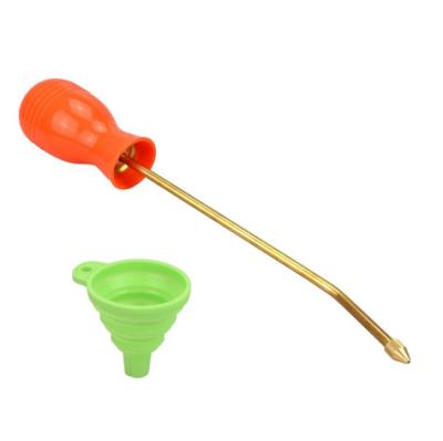 China Vial Vial Wipe With Diatomaceous Earth And Blue Silicone Sprayer Folding Lances / Funnel for sale